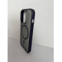 Чехол прозрачный TPU Case на iPhone 14 Plus с Magsafe (Dark Purple Ash)