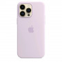 Чехол кожаный на iPhone 15 pro max MagSafe Leather Case (Purple)