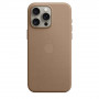 Чехол кожаный на iPhone 15 pro max MagSafe Leather Case (Brown / Taupe)