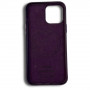 Чехол кожаный на iPhone 15 pro MagSafe Leather Case (Deep Purple)