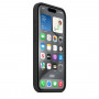 Чехол Apple Silicone Case iPhone 15 Pro MagSafe Black (Черный)