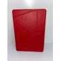 Защитный чехол Logfer на iPad 10.2 красный кожзам