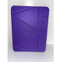 Защитный чехол Logfer на iPad 10.2 фиолетовый кожзам