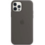 Чехол Apple Silicone MagSafe для iPhone 12/12 Pro Black