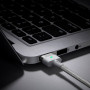 Кабель для MacBook Baseus Zinc Magnetic Series lightning Laptop Charging Cable Type-C to T-shaped Port 60W 2m (CATXC-V02) белый