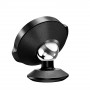 Автомобильный магнитный держатель Baseus Small Ears Series Genuine Leather Black черный (SUER-F01)