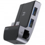 Хаб USB-C на 3 USB3.0 + HDMI|RJ45|USB-C|TB3|Audio Baseus Armor Age (CAHUB-AJ0G)