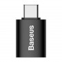 Адаптер-переходник Baseus Ingenuity Series Mini OTG Adaptor Type-C to USB-A 3.1 Black, Черный (ZJJQ000001)