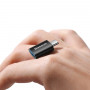 Адаптер-переходник Baseus Ingenuity Series Mini OTG Adaptor Type-C to USB-A 3.1 Black, Черный (ZJJQ000001)