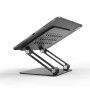 Складная подставка для планшета/ноутбука WiWU Folding Tablet Stand Black, черная (ZM105)