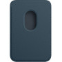 Кардхолдер для Apple iPhone Leather Wallet MagSafe Storm Blue, темно-синий