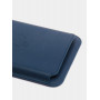 Кардхолдер для Apple iPhone Leather Wallet MagSafe Blue, синий