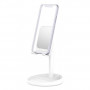 Держатель мобильного телефона с зеркалом WIWU Mirror Desktop Stand ZM201 белый (White)