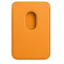 Кардхолдер Apple iPhone Leather Wallet MagSafe Yellow, Желтый