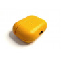 Чехол защитный K-DOO LuxCraft (PC+PU Leather) на Airpods Pro желтый (Yellow)