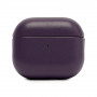 Чехол защитный K-DOO LuxCraft (PC+PU Leather) на Airpods 3 фиолетовый (Purple)