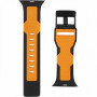 Ремешок UAG Civilian Straps для Apple Watch черно-оранжевый 42/44/45mm (Black-Orange)