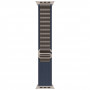 Apple Watch Ultra 2, 49 мм, титановый корпус, ремешок Alpine синего цвета