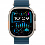Apple Watch Ultra 2, 49 мм, титановый корпус, спортивный ремешок «полуночный океан»