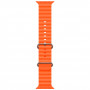 Apple Watch Ultra 2, 49 мм, титановый корпус, спортивный ремешок «оранжевый океан»