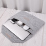 Фетровый чехол-конверт для MacBook 13.3 серый (Grey)