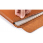 Конверт Wiwu Genuine Leather для MacBook Pro 14 из натуральной кожи, Коричневый (Brown)