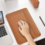 Конверт Wiwu Genuine Leather для MacBook Pro 14 из натуральной кожи, Коричневый (Brown)