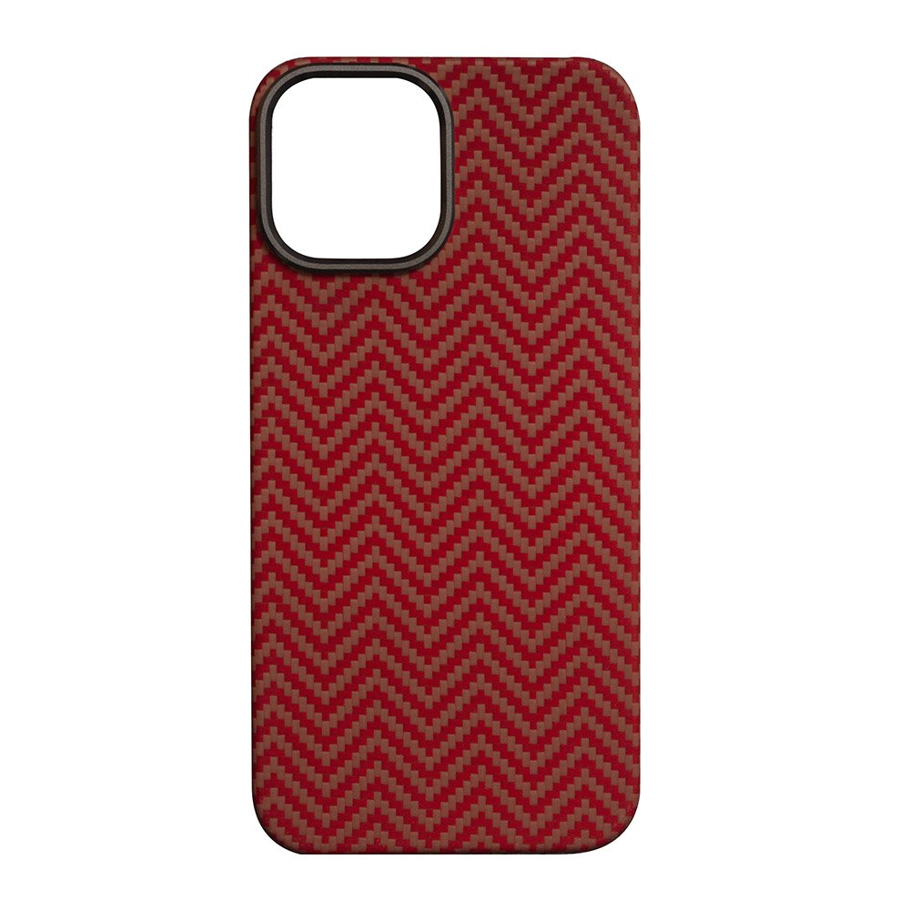 Купить Чехол K-Doo Case KEVLAR для Apple iPhone 12 Pro Max светло-красный  (M Pattern) в Новосибирске по цене 3 800 р.